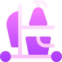 carro de limpieza icono