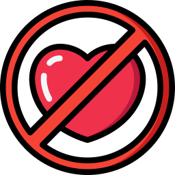 No love icon