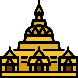 pagoda di shwedagon icona