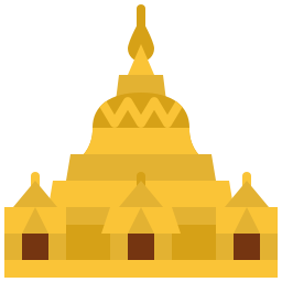 pagode shwedagon Icône