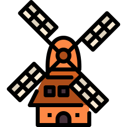 windmühlen von kinderdijk icon