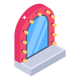 specchio cosmetico icona