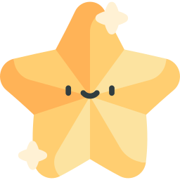 Gold star icon