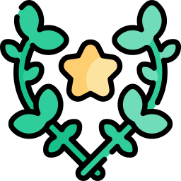 corona de laureles icono
