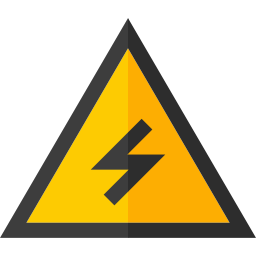 High voltage icon