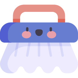 Cleaning brush icon