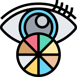 kleurenblind icoon