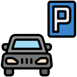 Парковка автомобиля иконка