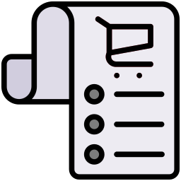 Shopping list icon