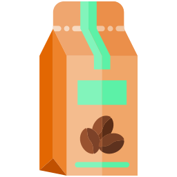 Coffee pack icon