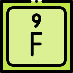 flúor icono