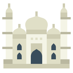 taj mahal icon