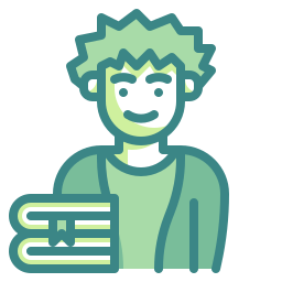 männlicher student icon