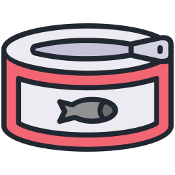 Canned sardines icon