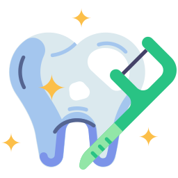 Dental floss icon