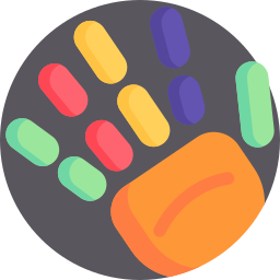 Hand print icon