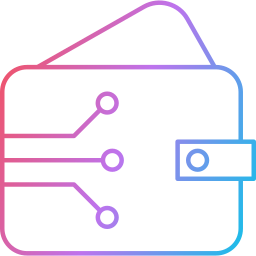 digitale portemonnee icoon