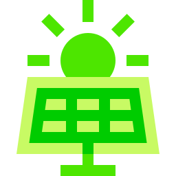 Solar energy icon