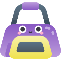 Sport bag icon