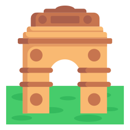 puerta de la india icono