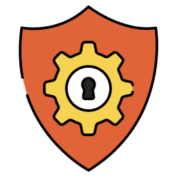 control de seguridad icono