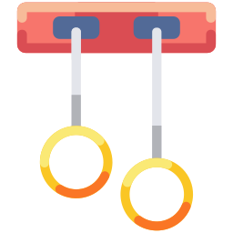 Gymnastic rings icon