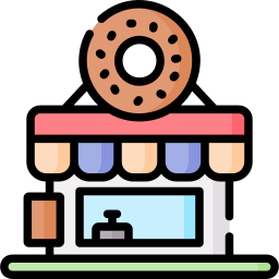 Donut shop icon