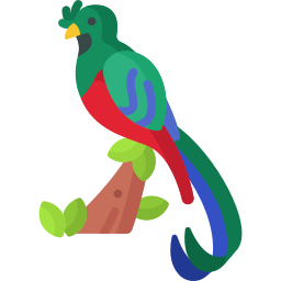 quetzal resplandeciente icono