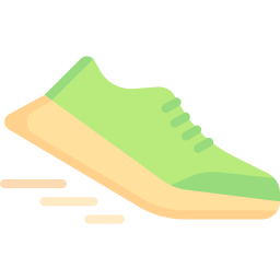 Running shoes icon