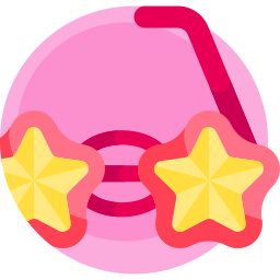 Star glasses icon