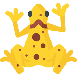 Golden frog icon