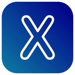 Letter x icon