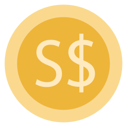 Singapore dollar icon