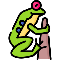 czerwonooka żaba ikona
