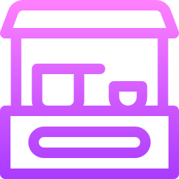 Food stand icon