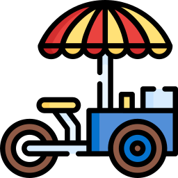Food cart icon