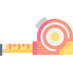 Measuring tape icon