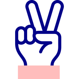 Peace sign icon