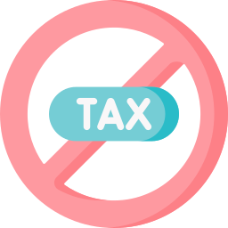 geen belasting icoon