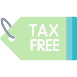 belasting vrij icoon