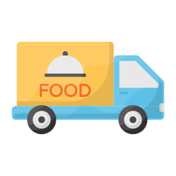 caminhão de comida Ícone