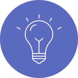 Idea bulb icon