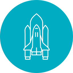 Space shuttle icon