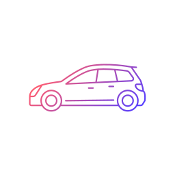 samochód typu hatchback ikona