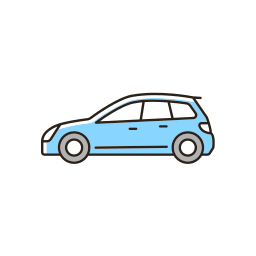 schrägheck-auto icon