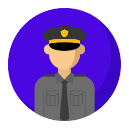 policía icono