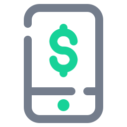 Mobile banking icon