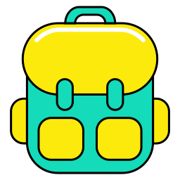 Travel bag icon