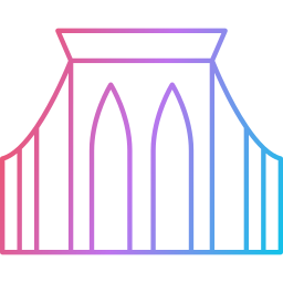 Brooklyn bridge icon