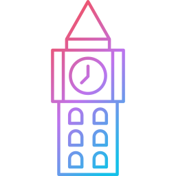 Clock tower icon